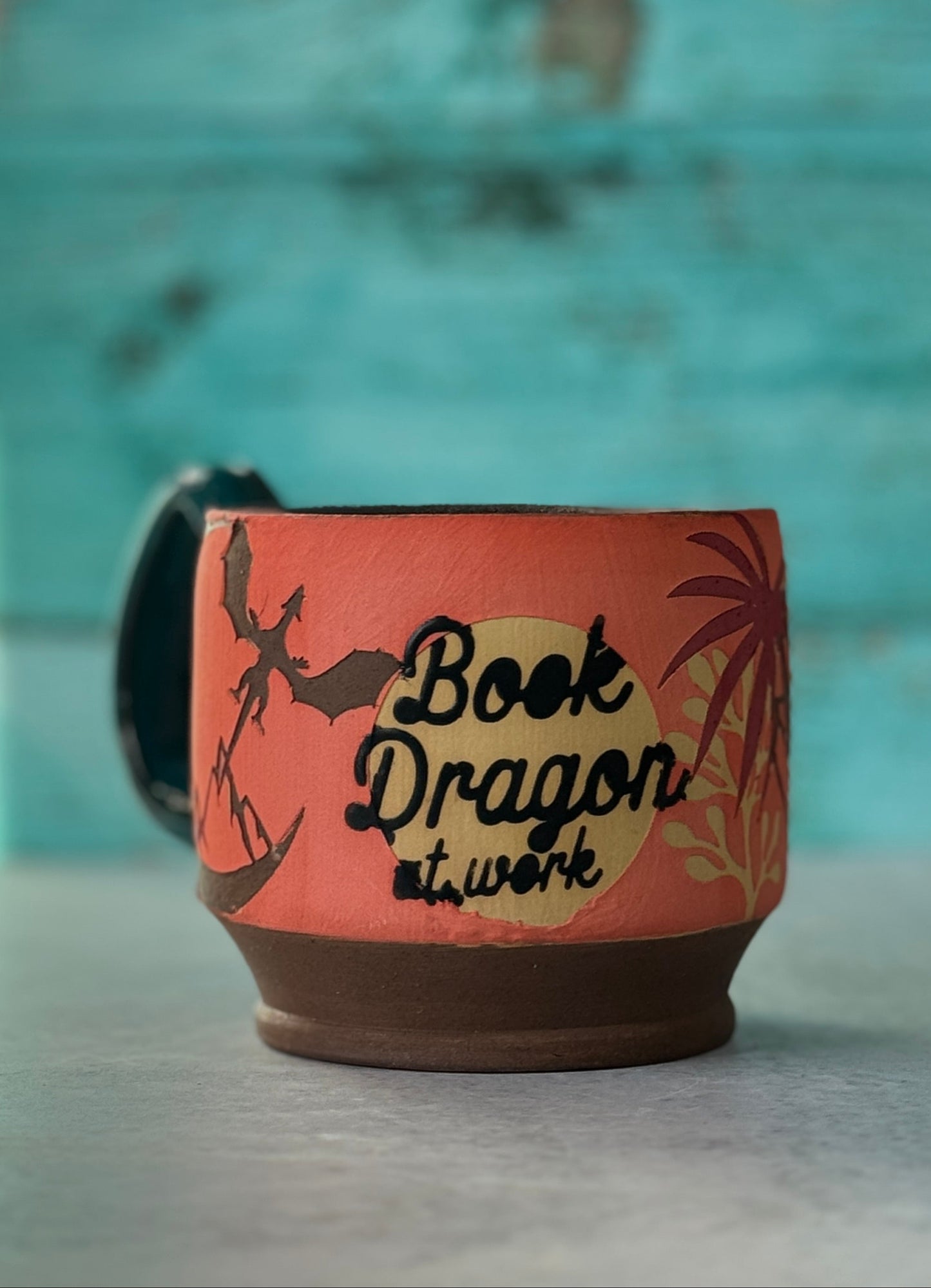 Mug - Book Dragon at work