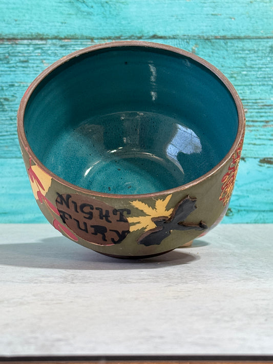 Bowl - Dragon - green