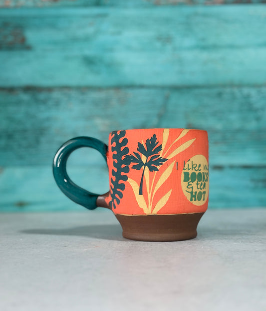 Mug - Books + Tea hot - 1