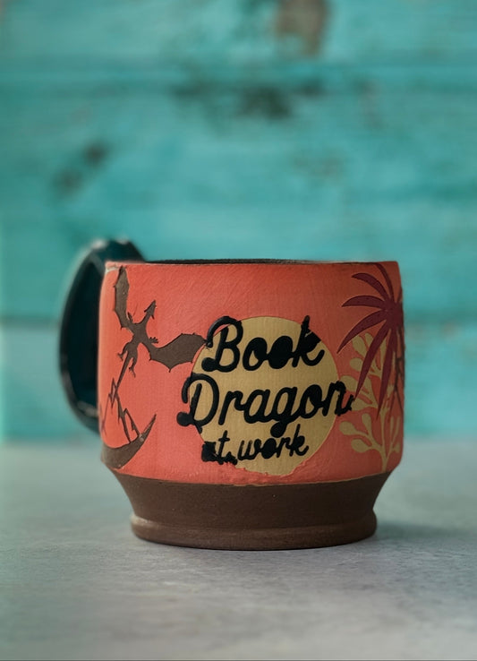 Mug - Book Dragon at work