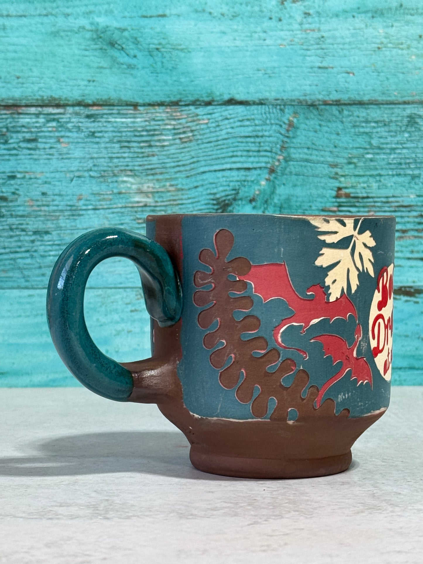 Mug - Book Dragon at work