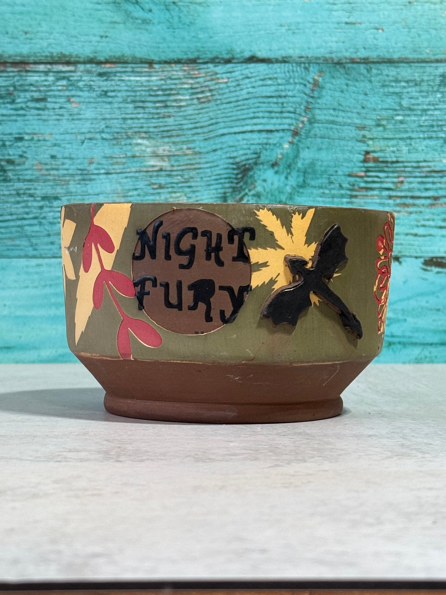 Bowl  - Dragon - green