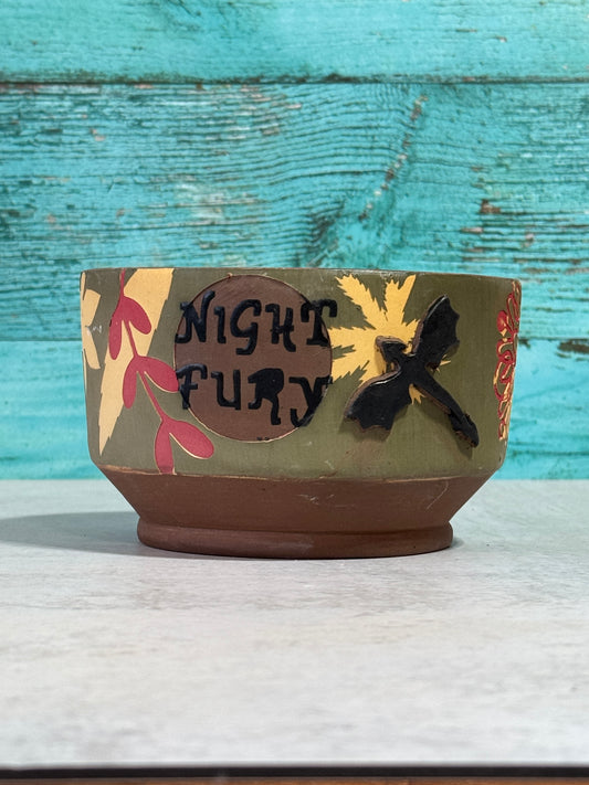 Bowl  - Dragon - green