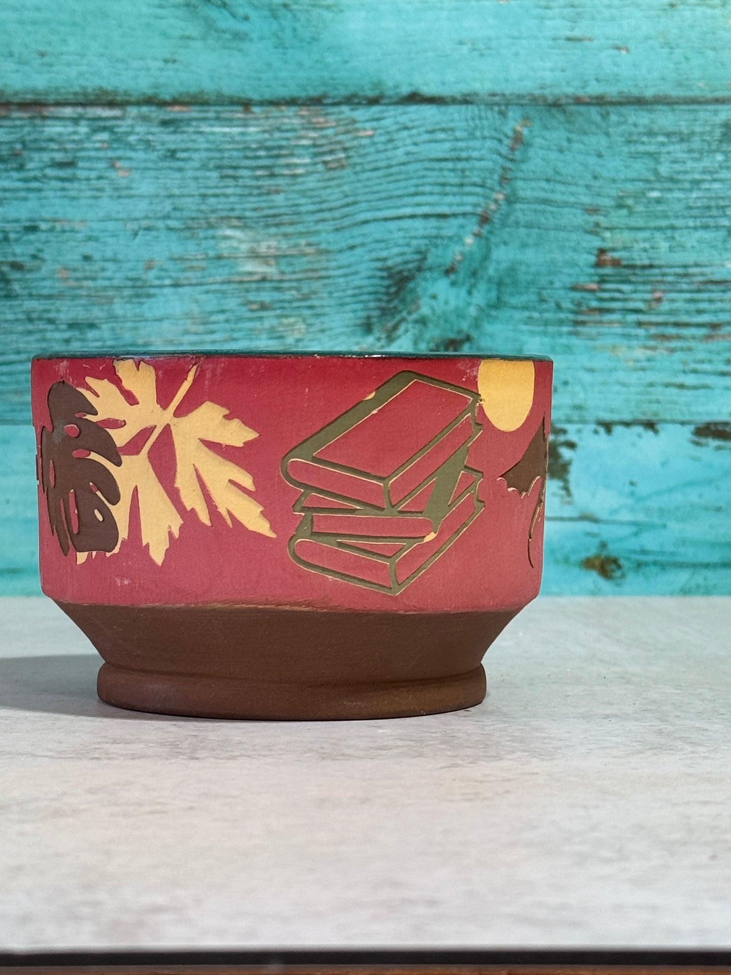 Bowl  - Dragon - red