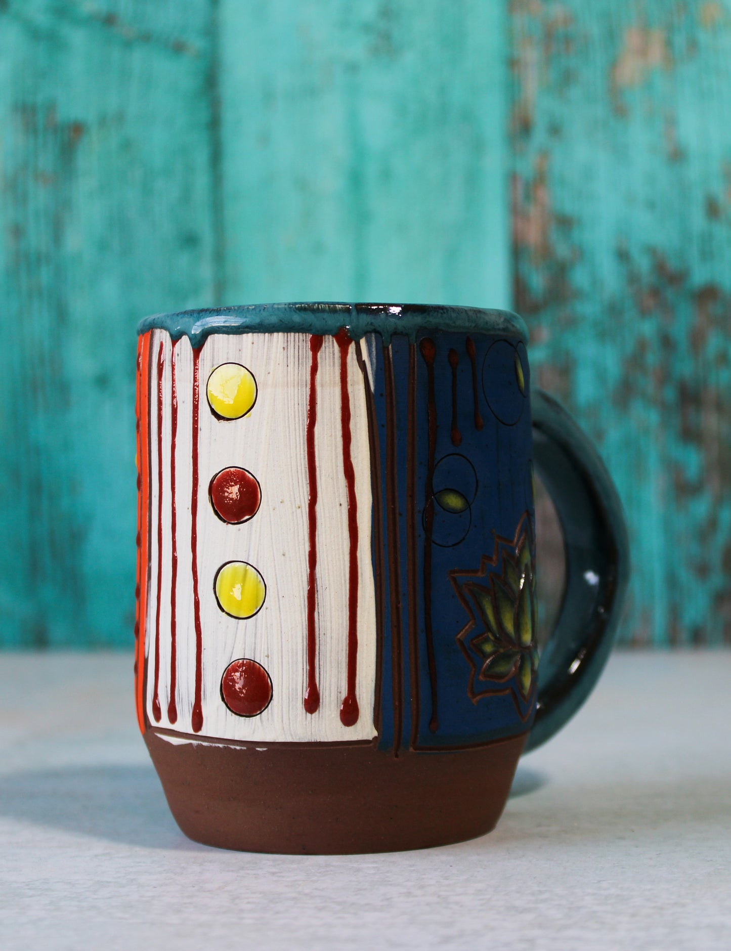 Mug - Carved Lotus  08