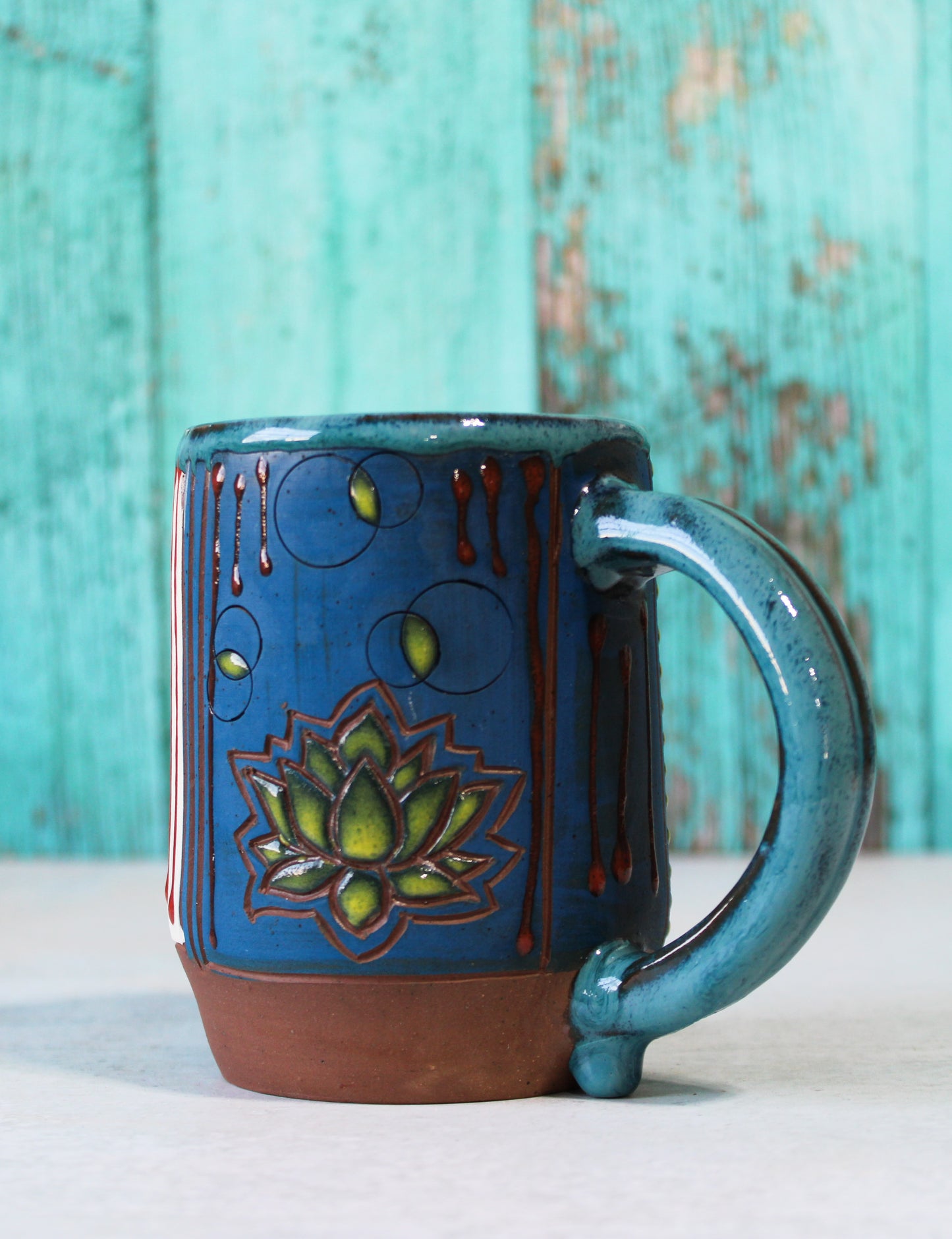 Mug - Carved Lotus  08