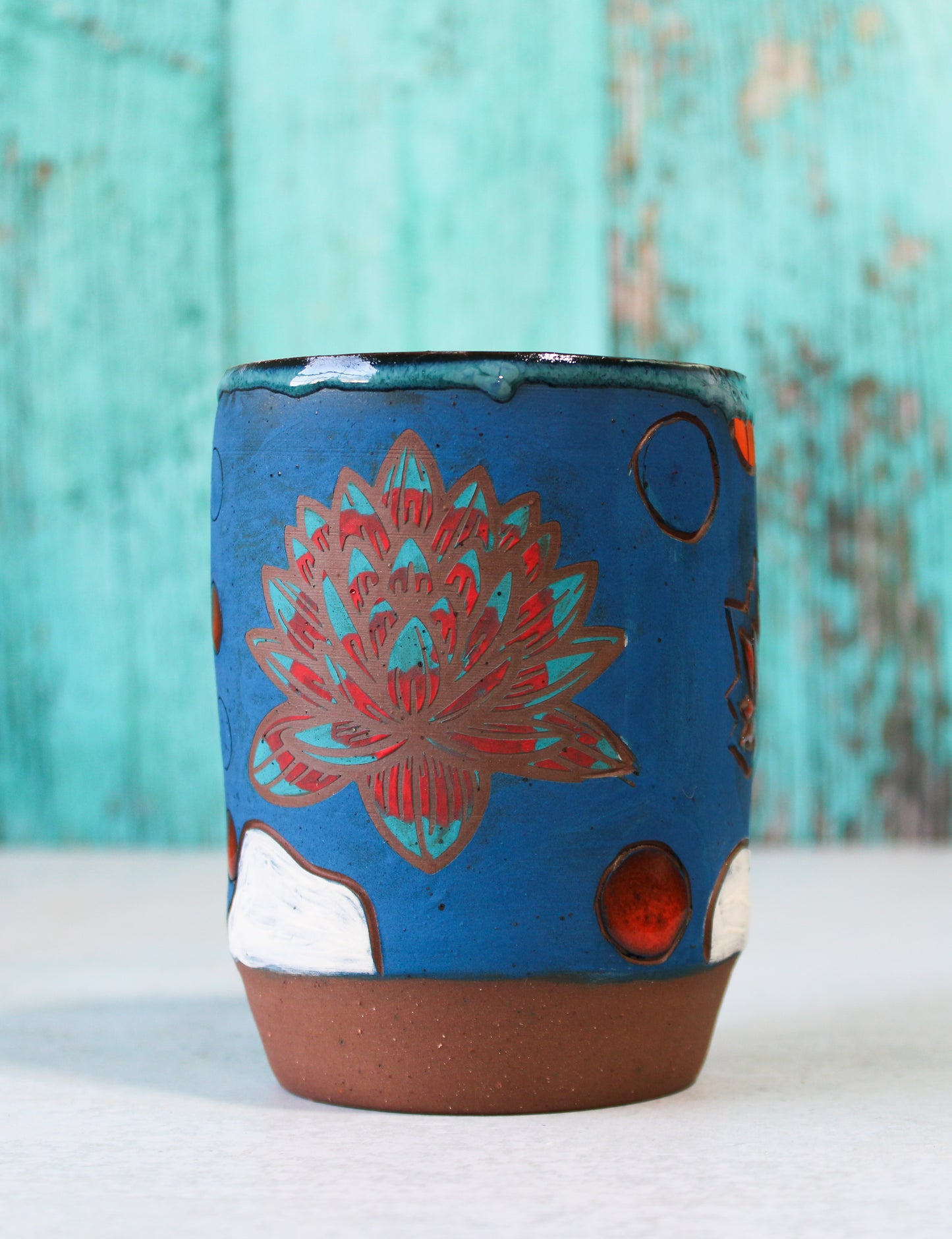 Mug - Carved Lotus  13