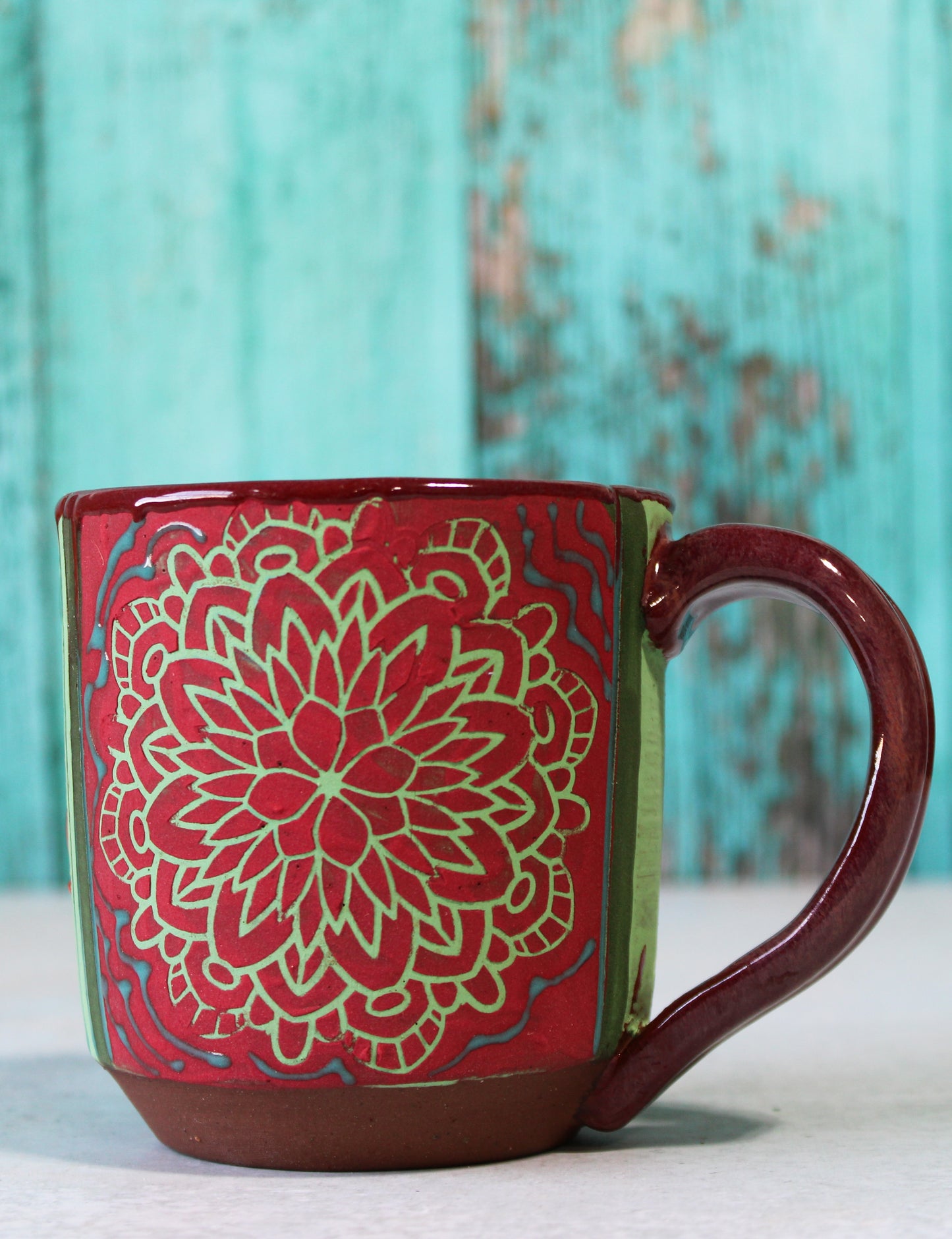 Mug - Carved Lotus  15