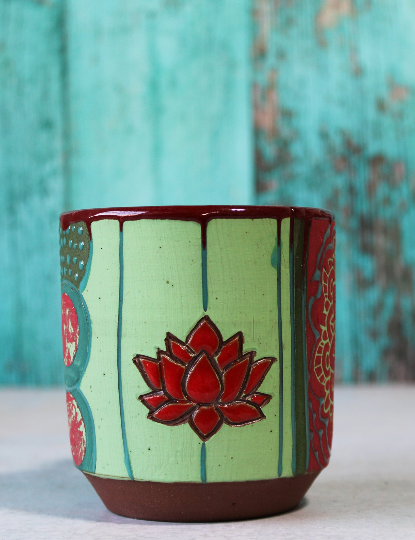 Mug - Carved Lotus  15