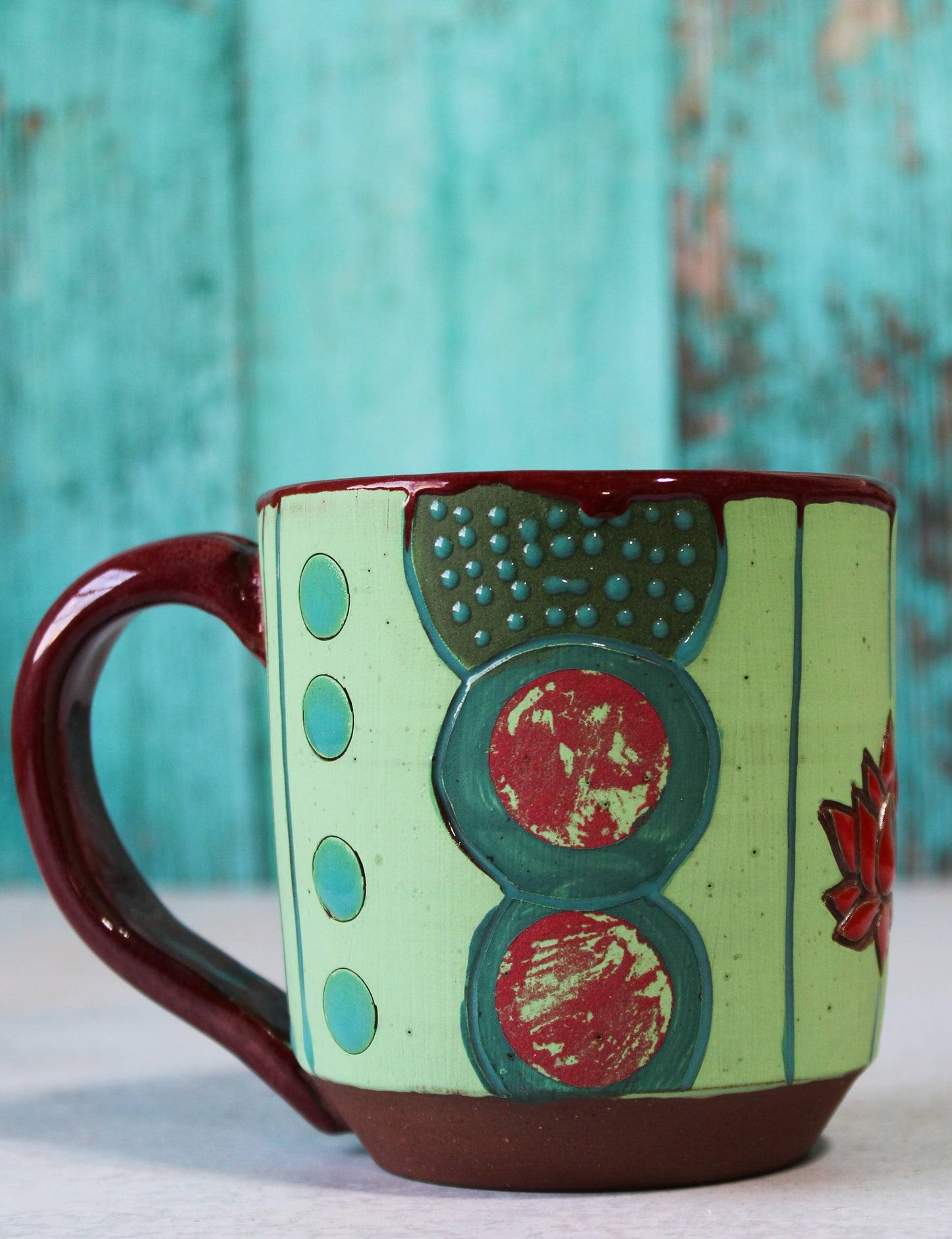 Mug - Carved Lotus  15