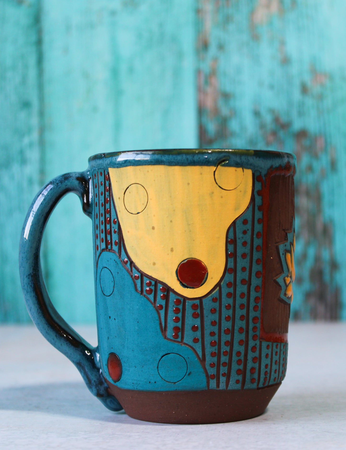 Mug - Carved Lotus  17