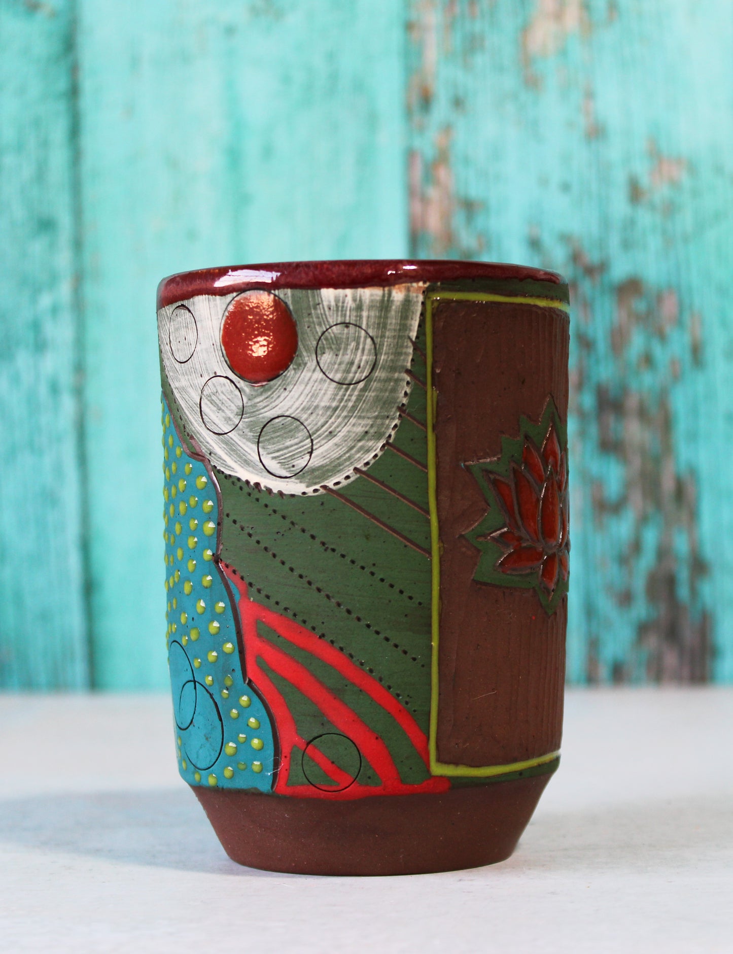 Mug - Carved Lotus  22