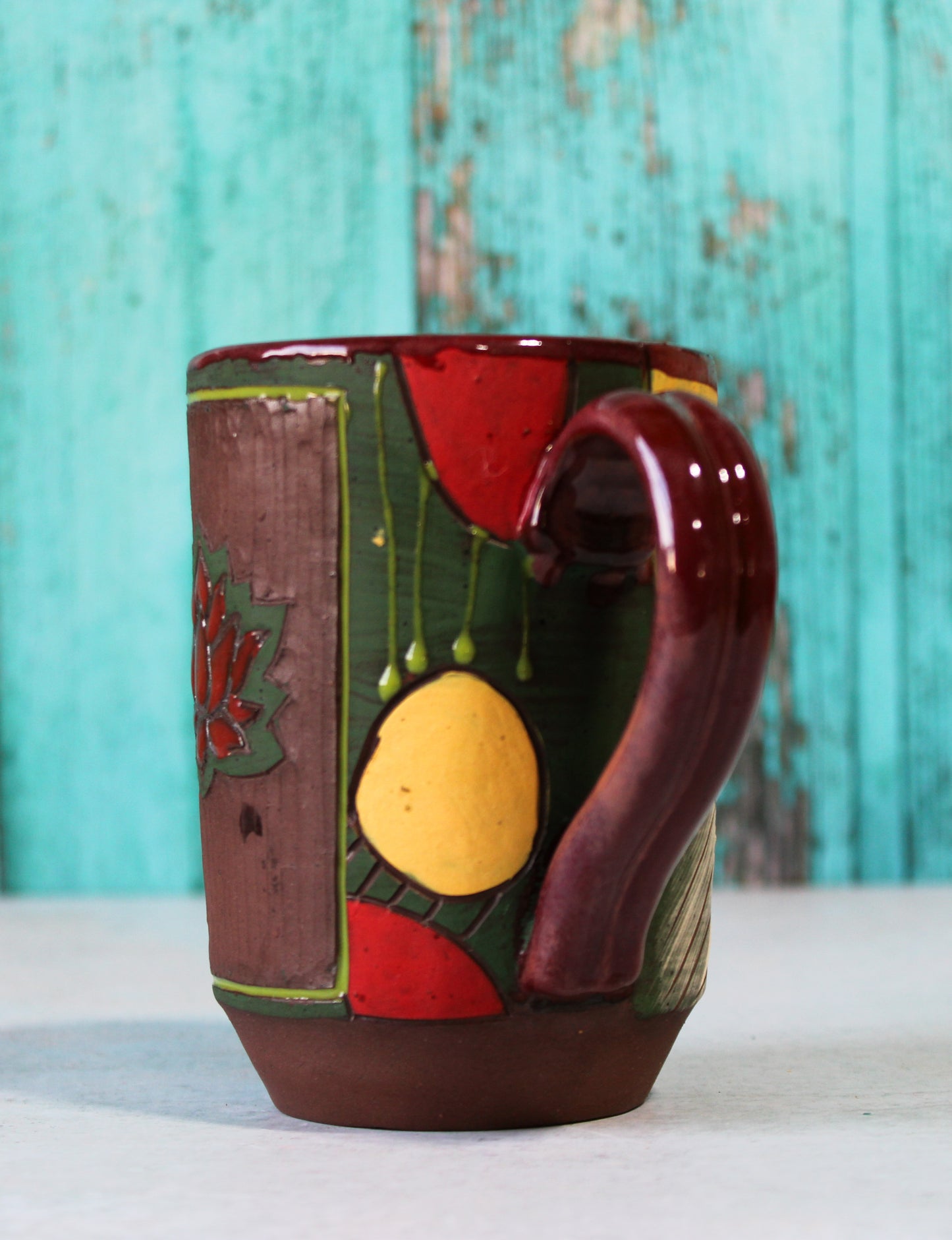 Mug - Carved Lotus  22