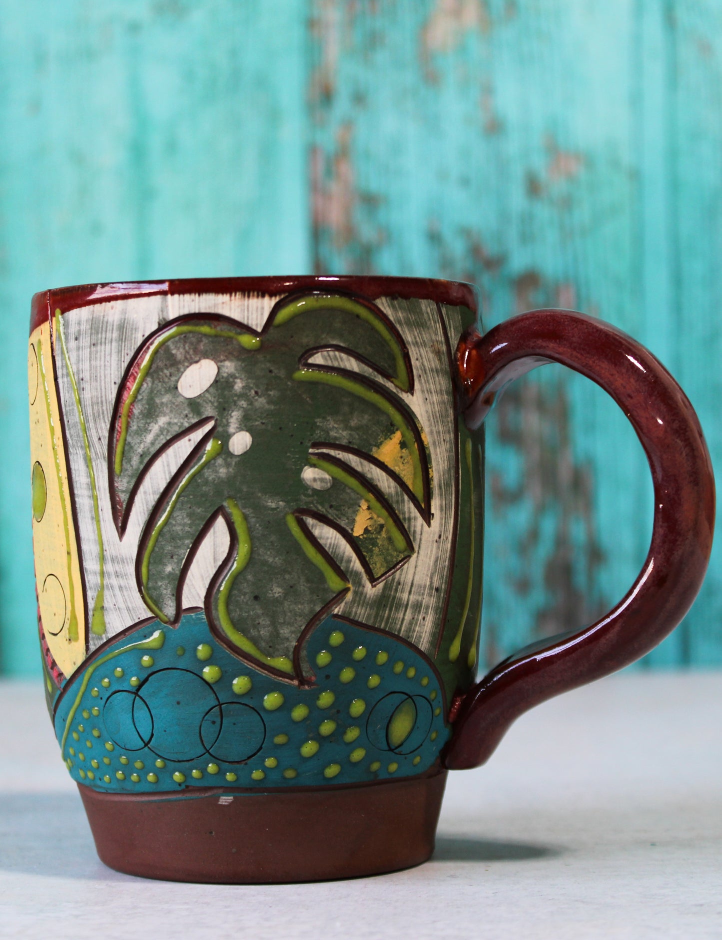 Mug - Carved Lotus  23