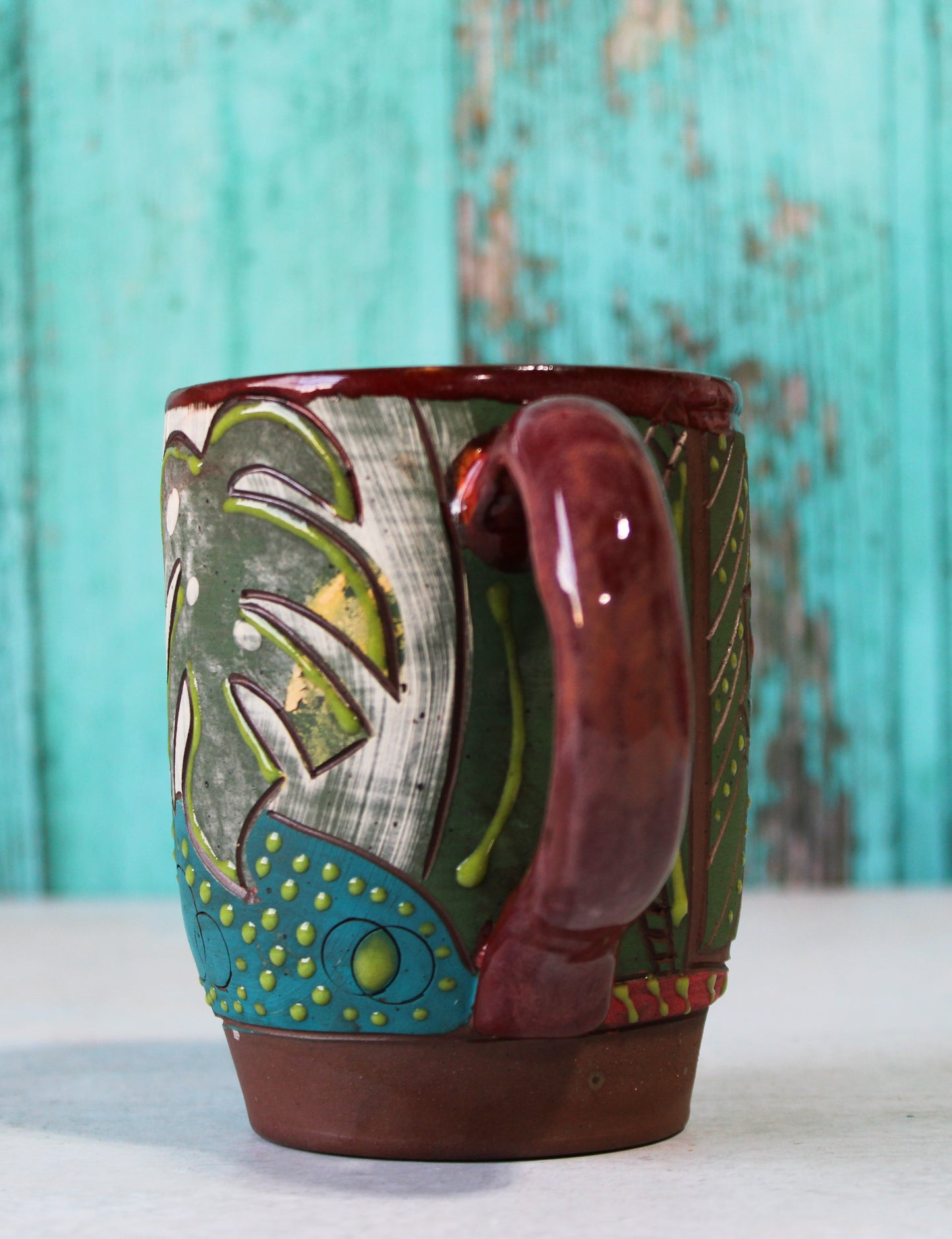 Mug - Carved Lotus  23