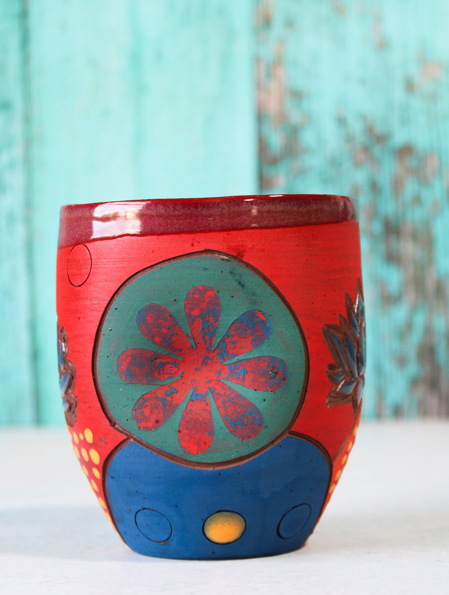 Cup - Carved Lotus - 05