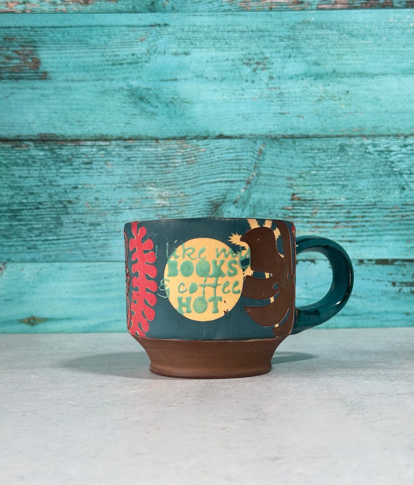 Mug - Books + Coffee hot 0