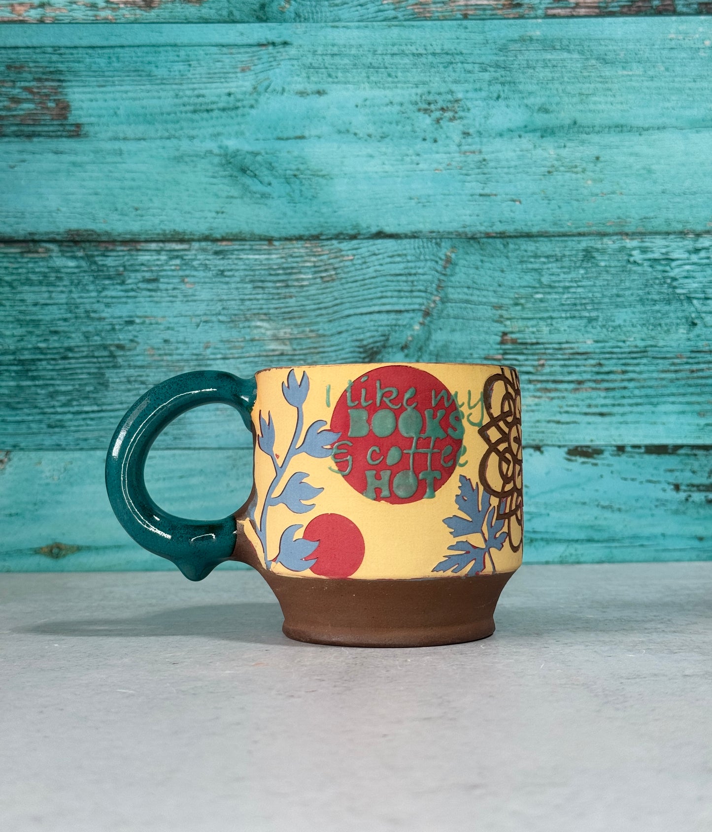 Mug - Books + Coffee hot -1