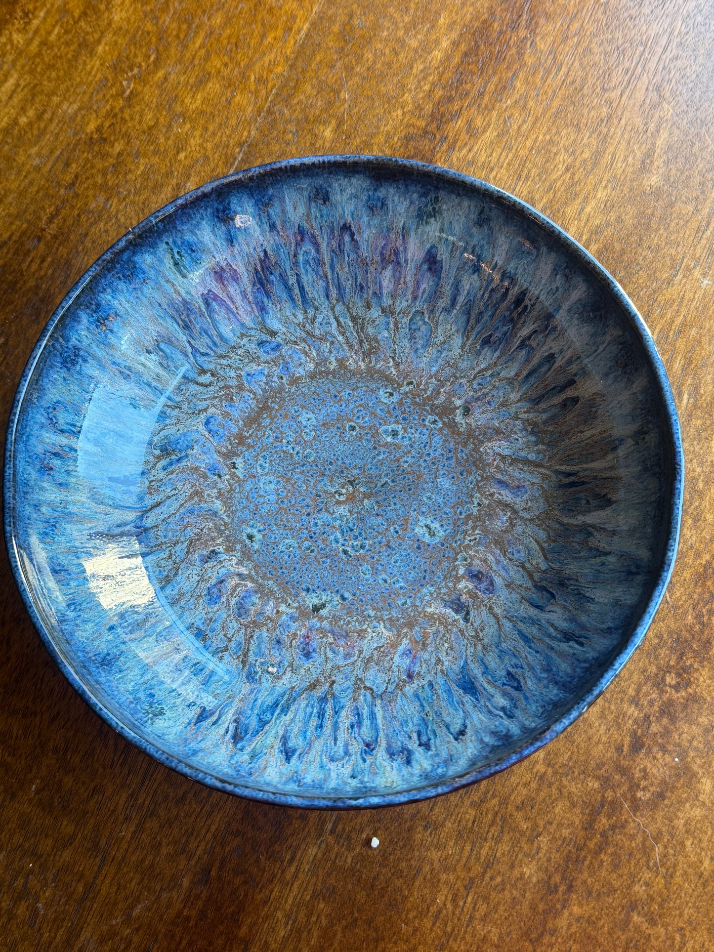 Plate/bowl - Peacock - Blue