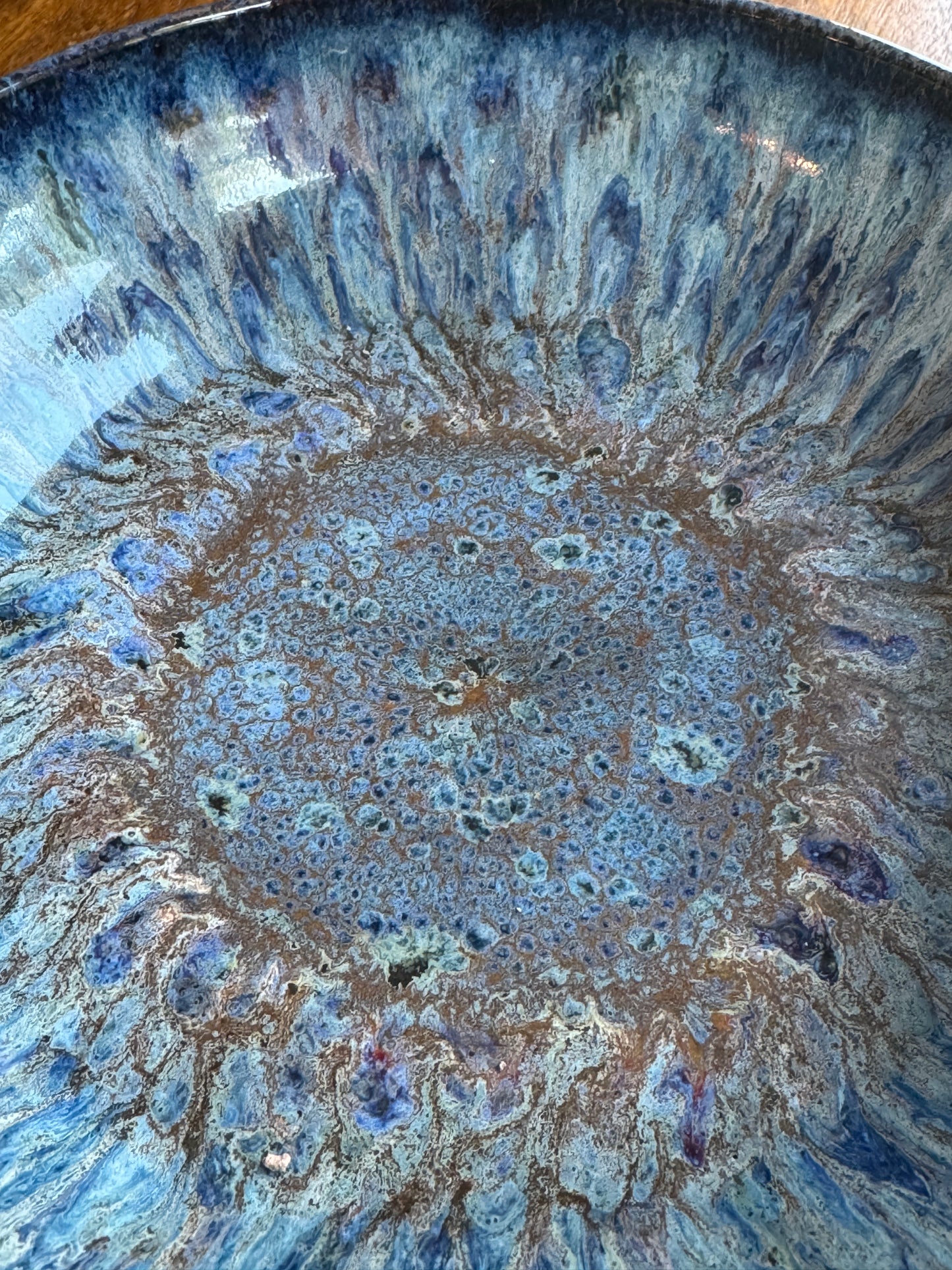 Plate/bowl - Peacock - Blue