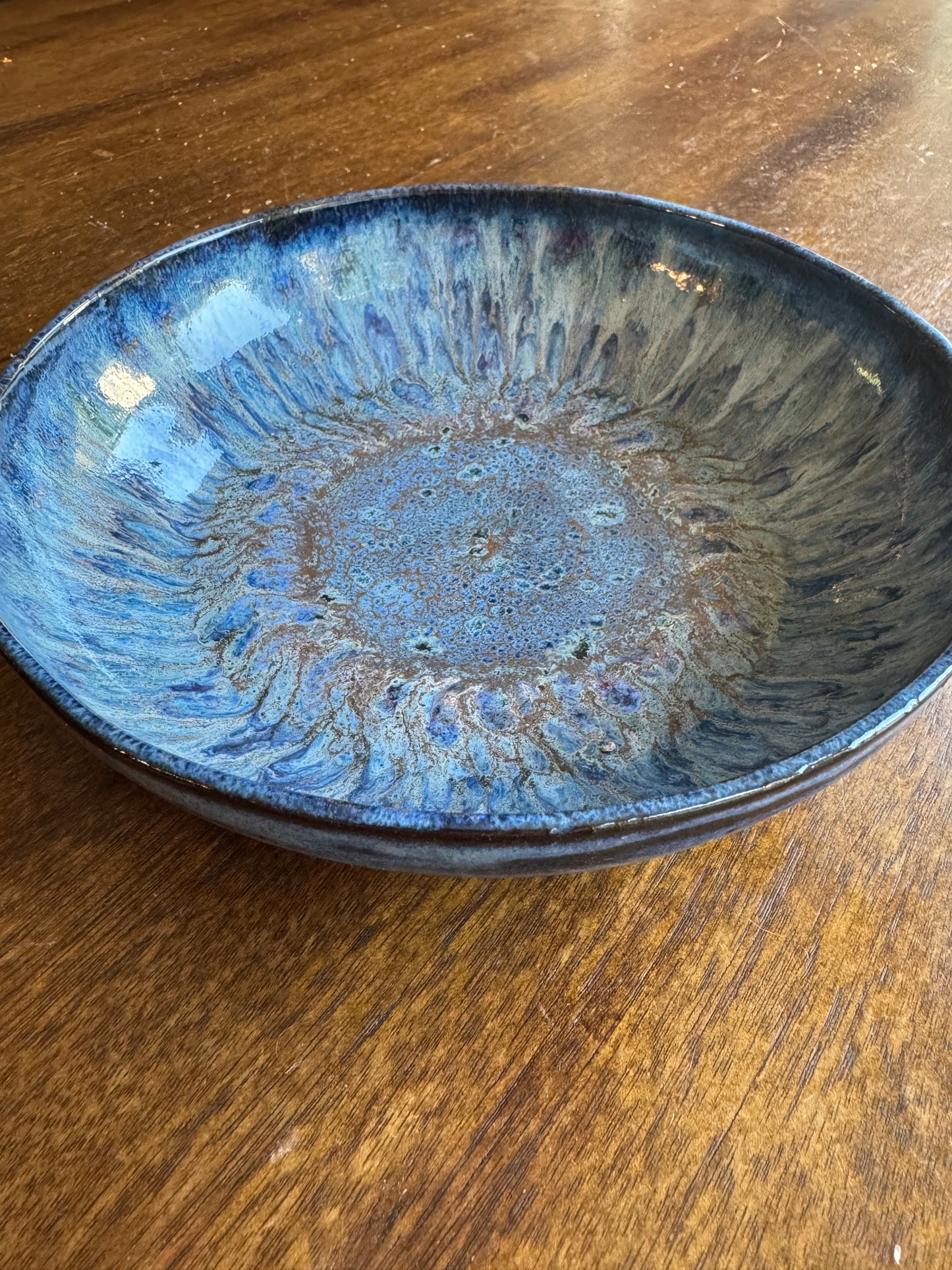 Plate/bowl - Peacock - Blue