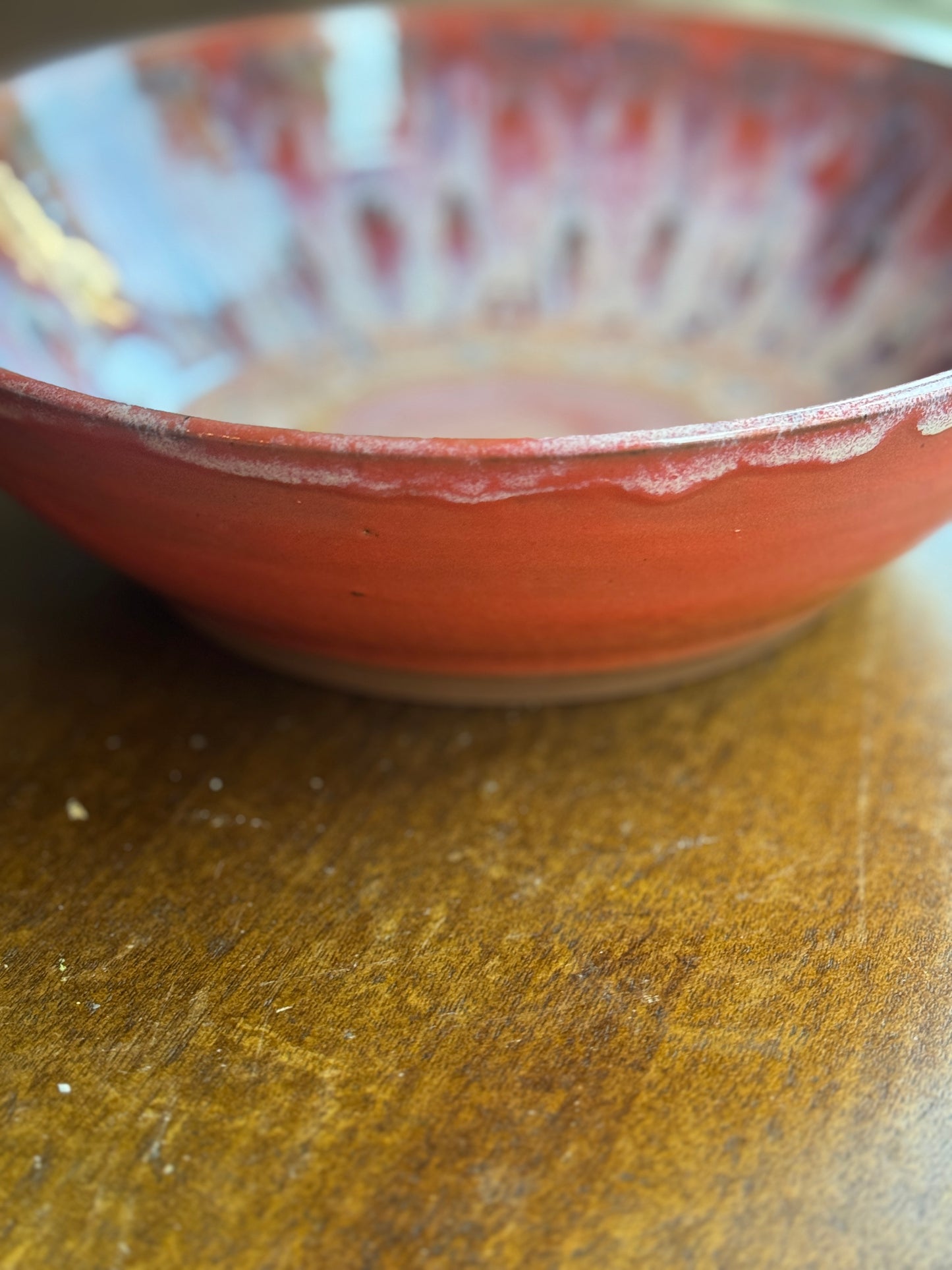 Bowl - Peacock - Red