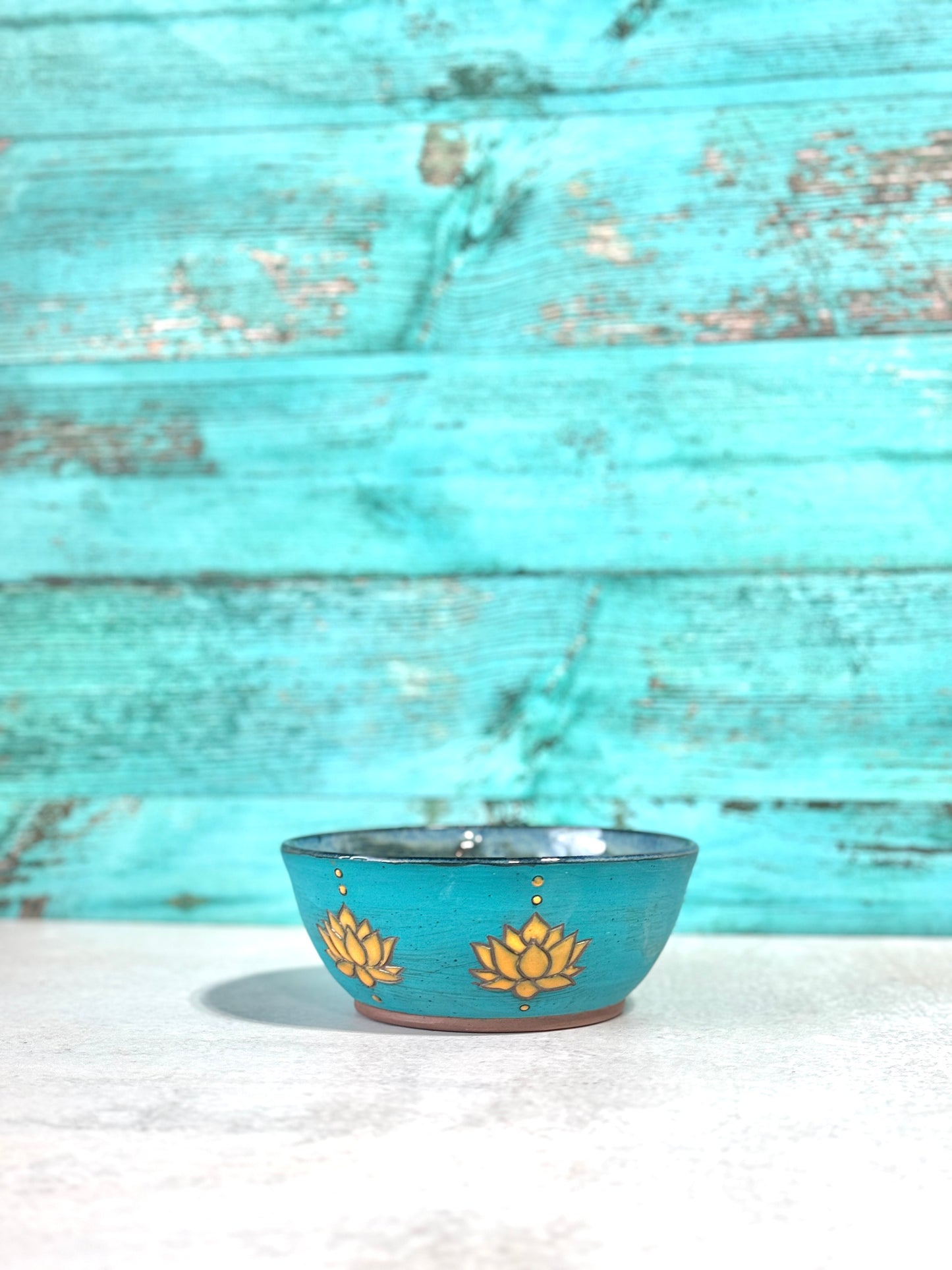 Bowl - blue and yellow